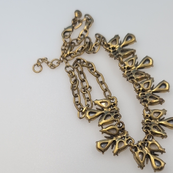 J. Crew Gold and White Teardrop Necklace - Picture 6 of 6